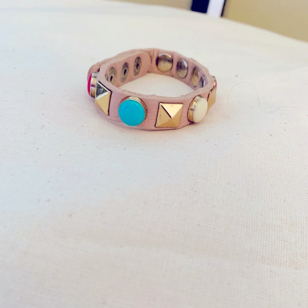 Light pink studded bracelet